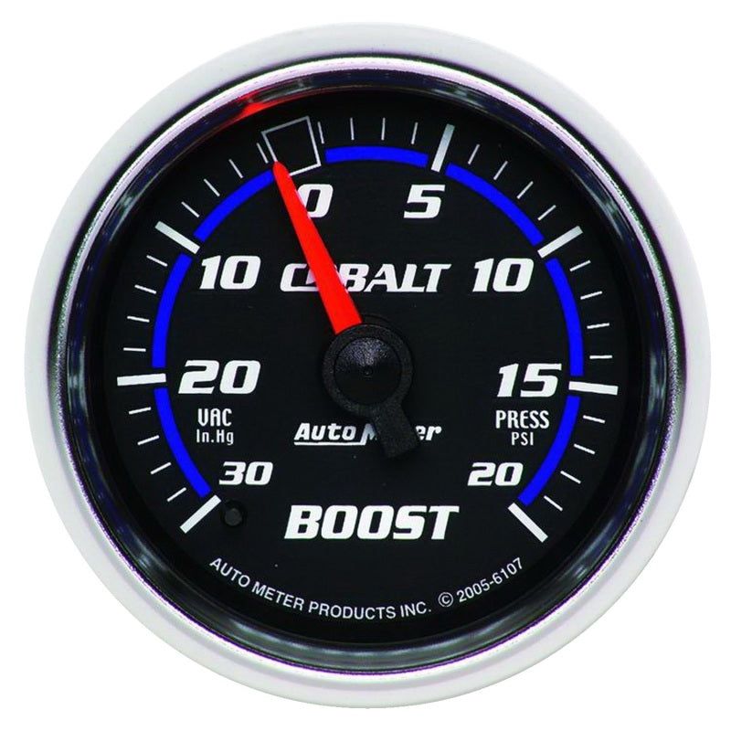 Autometer Cobalt 52mm 20psi mechanical Boost Gauge-tuningsupply.com