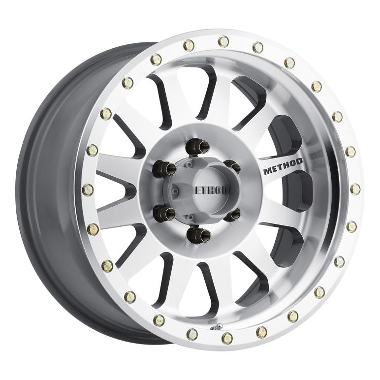 Method MR304 Double Standard 17x8.5 0mm Offset 6x135 94mm CB Machined/Clear Coat Wheel-tuningsupply.com