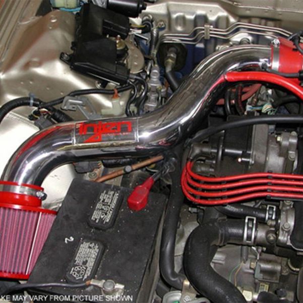 Injen 90-93 Integra Fits ABS Polished Short Ram Intake-tuningsupply.com