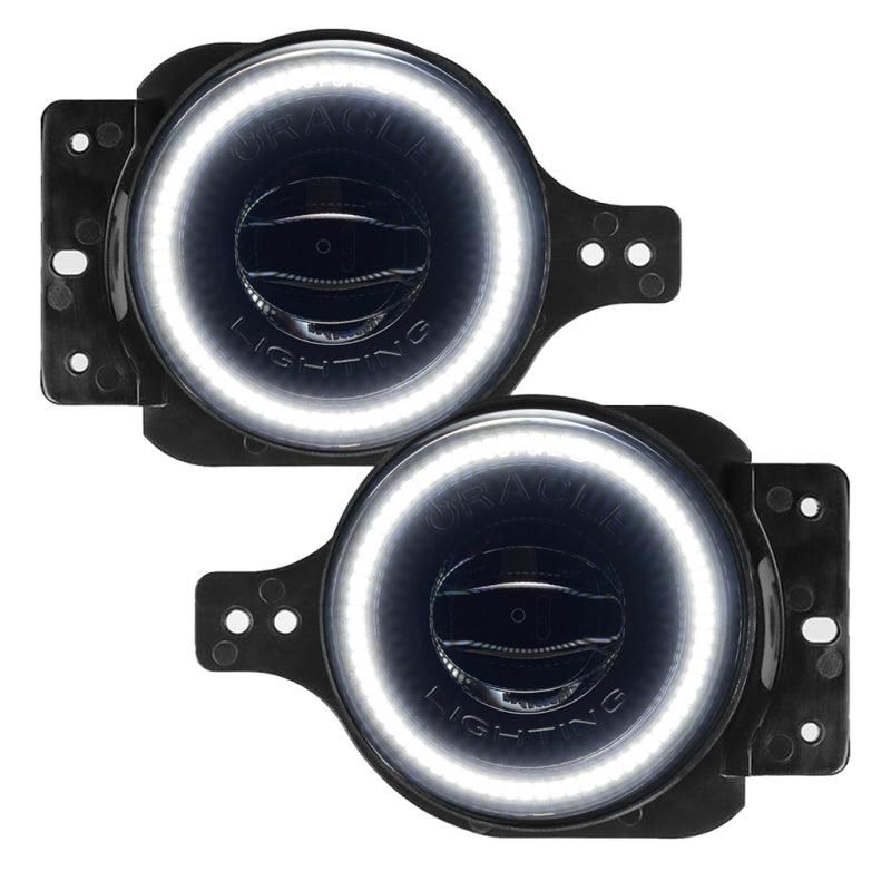 Oracle Jeep Wrangler JL/Gladiator JT Sport High Performance W LED Fog Lights - White SEE WARRANTY-tuningsupply.com