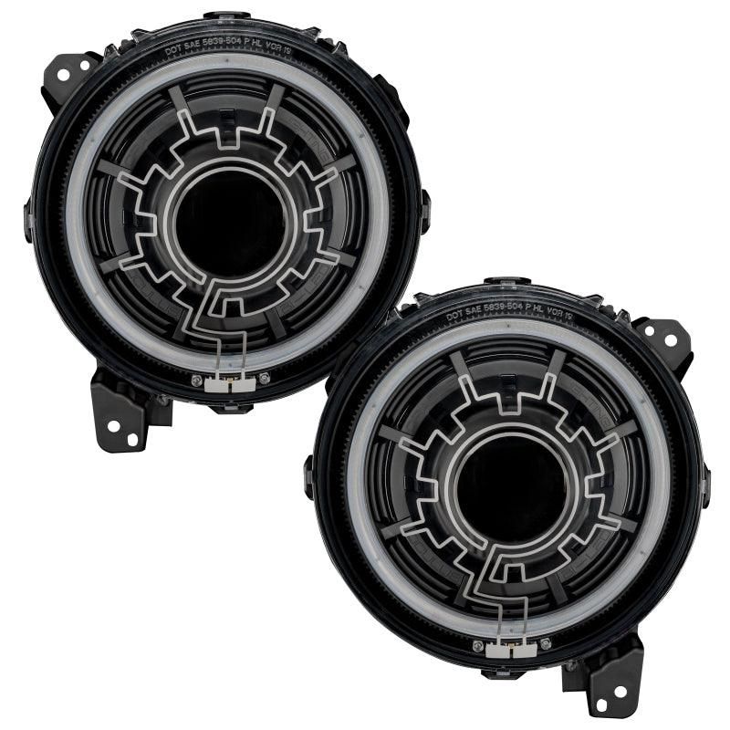 Oracle Lighting 18-22 Jeep Wrangler JL Oculus Bi-LED Projector Headlights SEE WARRANTY-tuningsupply.com