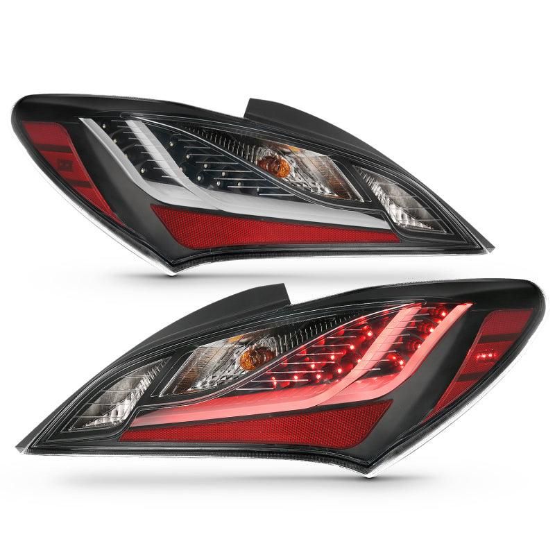 ANZO 10-13 Hyundai Genesis 2DR LED Taillights Smoke-tuningsupply.com