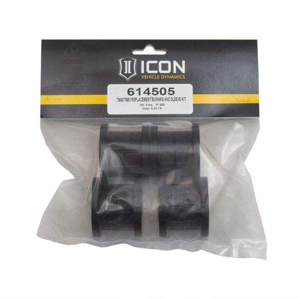 ICON 78600 / 78601 Replacement Bushing & Sleeve Kit-tuningsupply.com