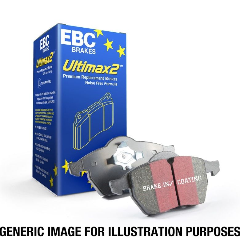 EBC 17+ Alfa Romeo Giulia 2.0L Turbo Ultimax Rear Brake Pads-tuningsupply.com