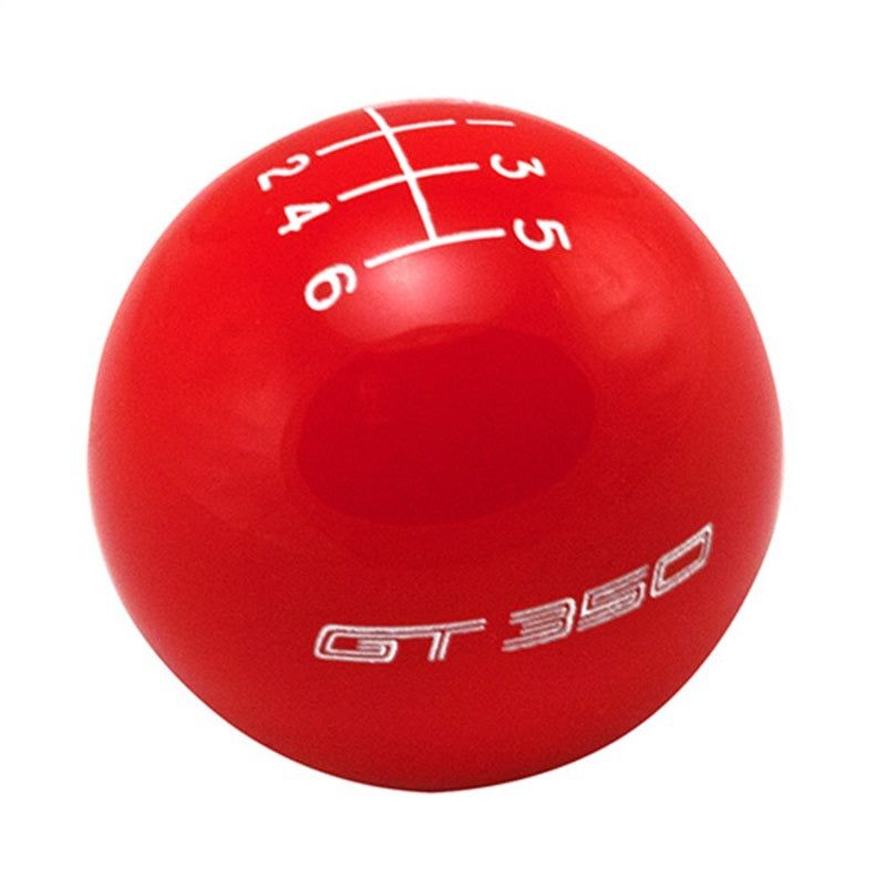 Ford Racing 15-19 Mustang GT350 Shift Knob 6-Speed - Red-tuningsupply.com