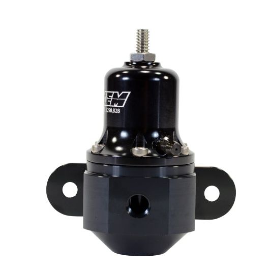 AEM High Capacity Universal Black Adjustable Fuel Pressure Regulator-tuningsupply.com