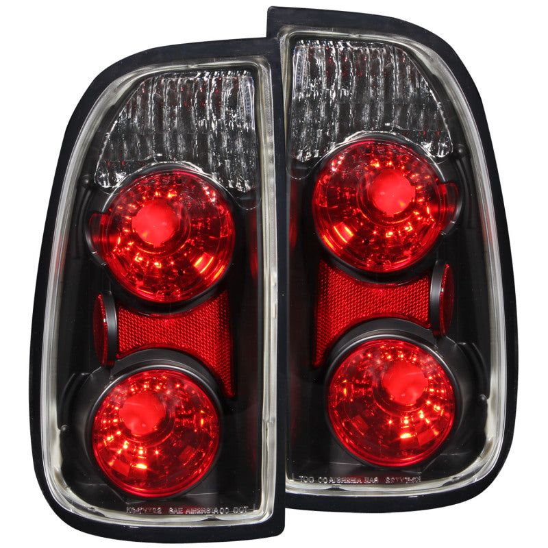 ANZO 2000-2006 Toyota Tundra Taillights Black (Regular &amp; Access Cab Models Only)-tuningsupply.com