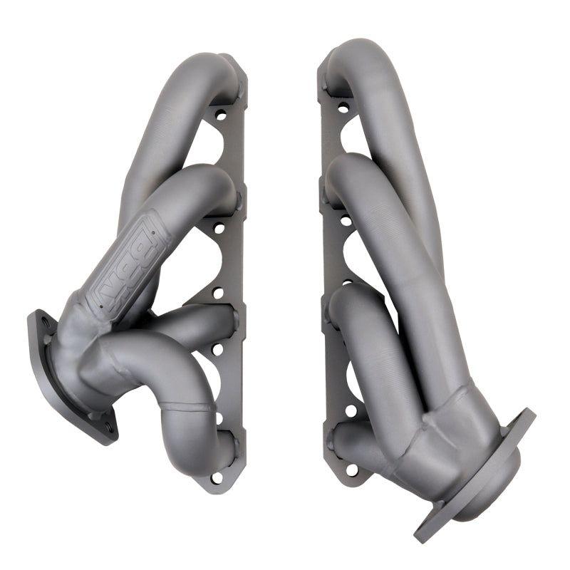 BBK 87-95 Ford F150 Truck 5.0 302 Shorty Unequal Length Exhaust Headers - 1-5/8 Titanium Ceramic-tuningsupply.com