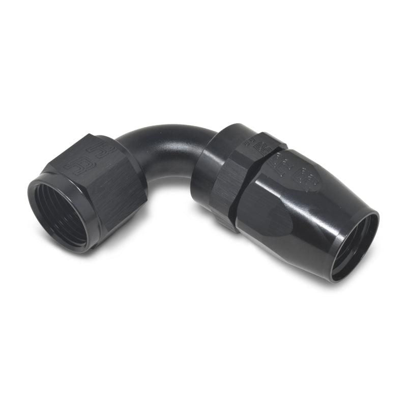 Russell Performance -6 AN Black 90 Degree Full Flow Hose End - SMINKpower Performance Parts RUS610165 Russell