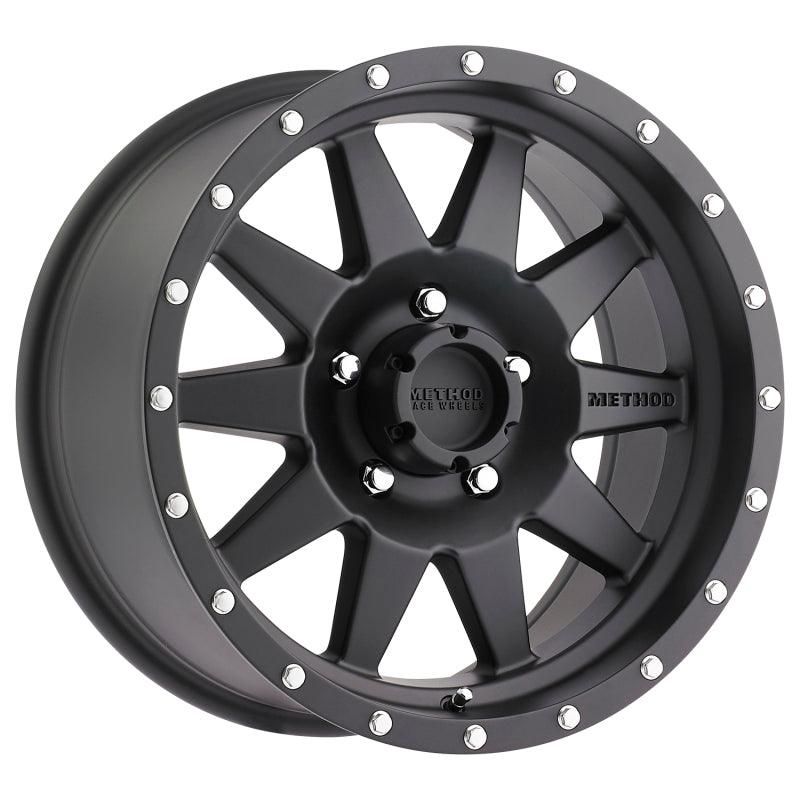 Method MR301 The Standard 17x8.5 0mm Offset 5x5 94mm CB Matte Black Wheel-tuningsupply.com