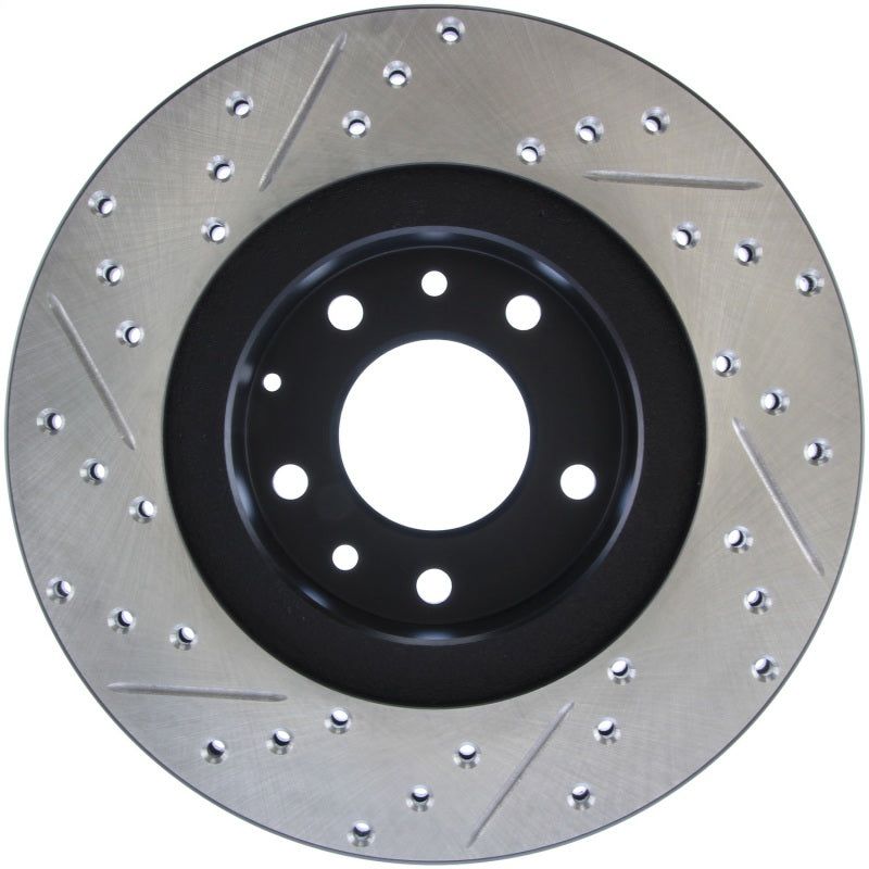 StopTech Slotted & Drilled Sport Brake Rotor-Brake Rotors - Slot & Drilled-Stoptech-STO127.45051L-SMINKpower Performance Parts