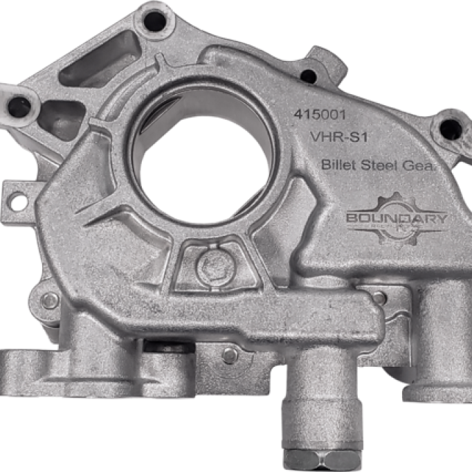 Boundary Nissan VQ 3.5L/3.7L VHR Oil Pump Assembly w/Billet Back Plate-tuningsupply.com