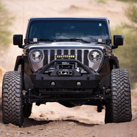 DV8 Offroad 18-22 Jeep Gladiator JT Cowl Light Bar Bracket-tuningsupply.com