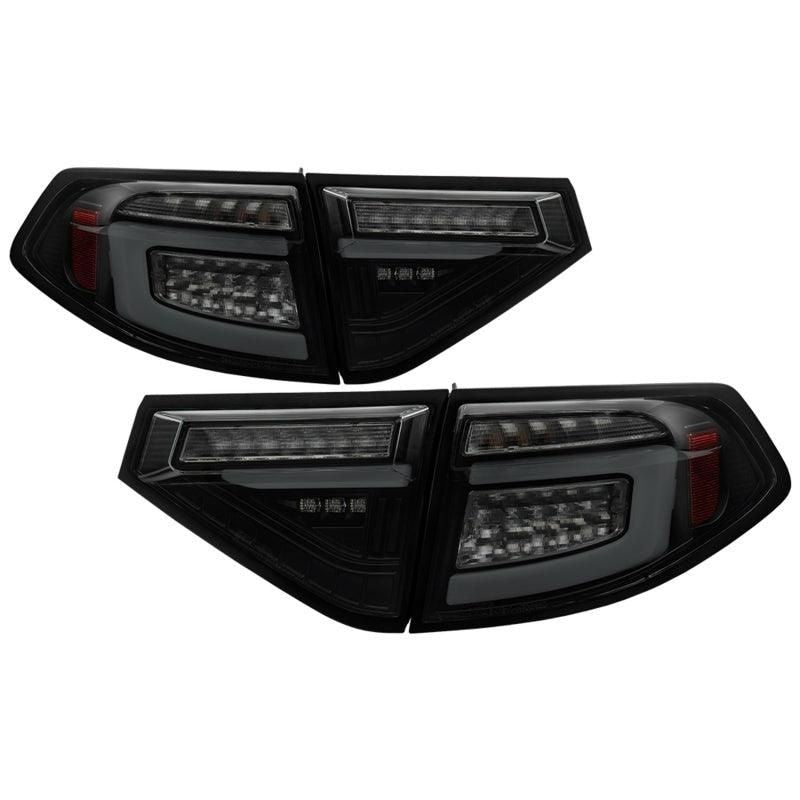 Spyder 08-14 Subara Impreza WRX Hatchback LED Tail Lights Seq Signal Blk Smoke ALT-YD-SI085D-SEQ-BSM - SMINKpower Performance Parts SPY5086747 SPYDER