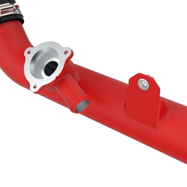 aFe 20-23 Ford Explorer ST V6 3.0L (tt) BladeRunner Aluminum Hot and Cold Charge Pipe Kit - Red-tuningsupply.com