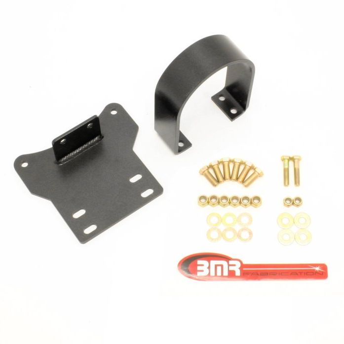 BMR 14-17 Chevy SS Auto Transmission Front Driveshaft Safety Loop - Black Hammertone-tuningsupply.com