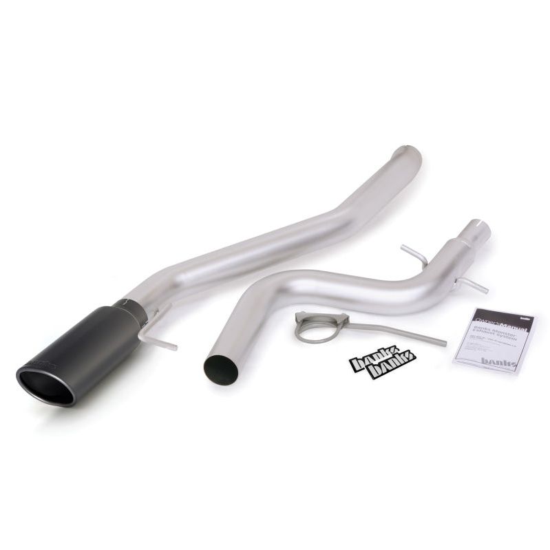 Banks Power 09-10 VW Jetta 2.0L TDI Monster Exhaust System - SS Single Exhaust w/ Black Tip-tuningsupply.com