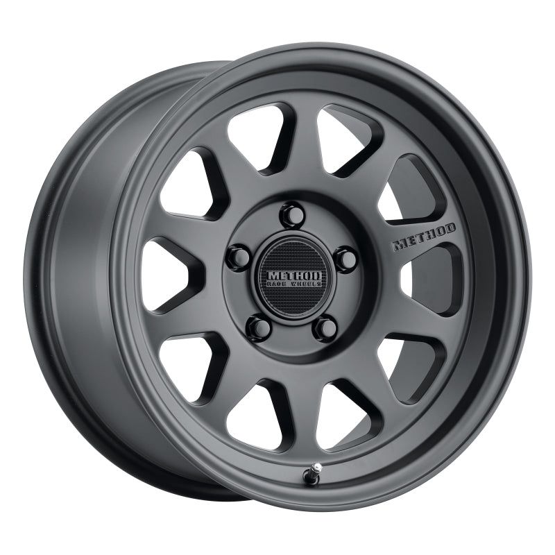 Method MR316 17x8.5 0mm Offset 5x5 71.5mm CB Matte Black Wheel-tuningsupply.com