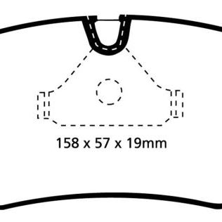 EBC 87-91 BMW M3 2.3 (E30) Redstuff Front Brake Pads-tuningsupply.com