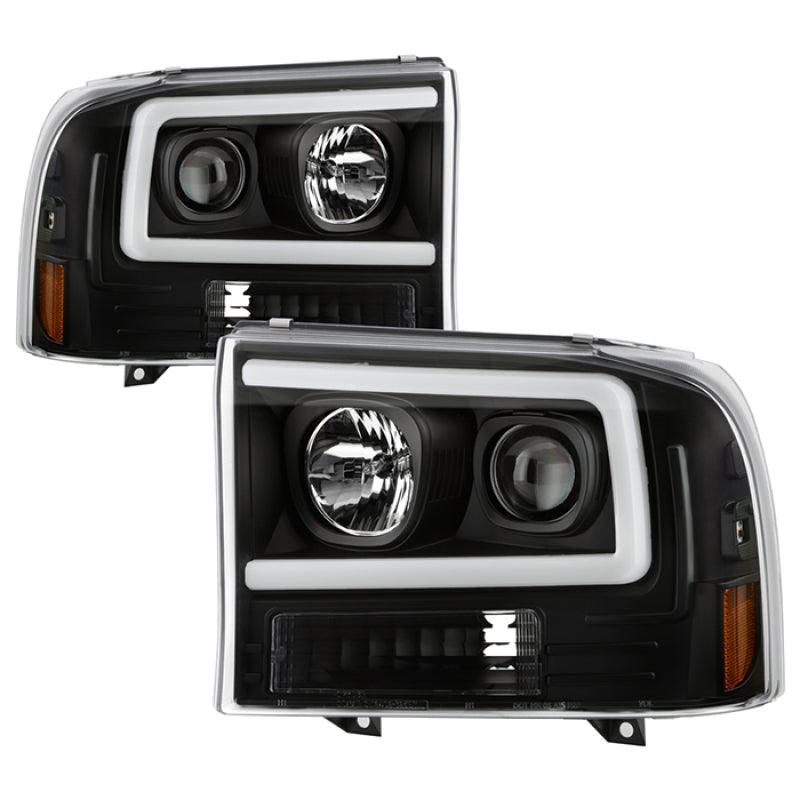 Spyder Ford F-250 99-04/Excursion 00-04 1 Piece LED Headlights - Black PRO-YD-FF25099V2PL-BK - SMINKpower Performance Parts SPY5088062 SPYDER