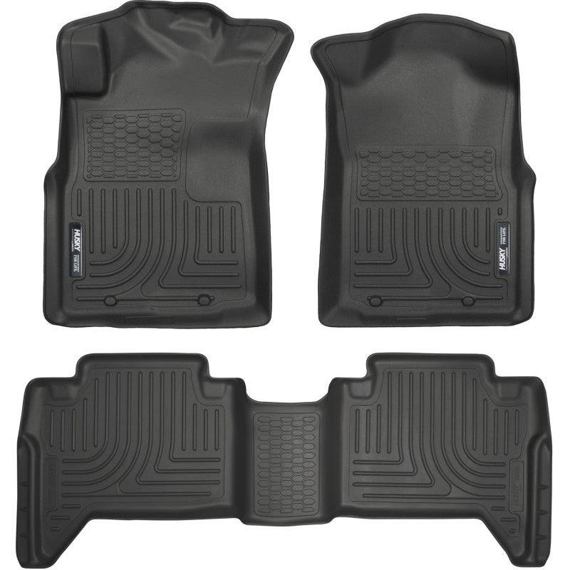 Husky Liners 05-13 Toyota Tacoma WeatherBeater Combo Black Floor Liners-tuningsupply.com