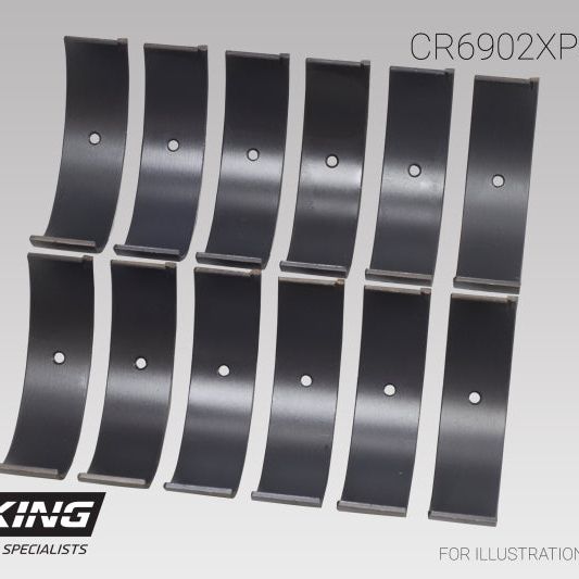 King Nissan VQ35HR/VQ37VHR/VR30DTT (Size STD) pMaxKote Rod Bearing Set-tuningsupply.com