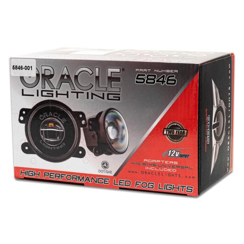 Oracle Jeep Wrangler JK/JL/JT High Performance W LED Fog Lights - White SEE WARRANTY-tuningsupply.com