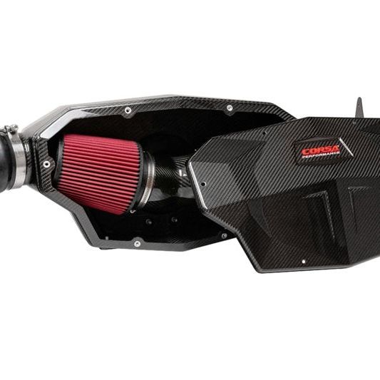 Corsa 2020-2024 Chevrolet Corvette C8 Stingray Carbon Fiber Air Intake-tuningsupply.com