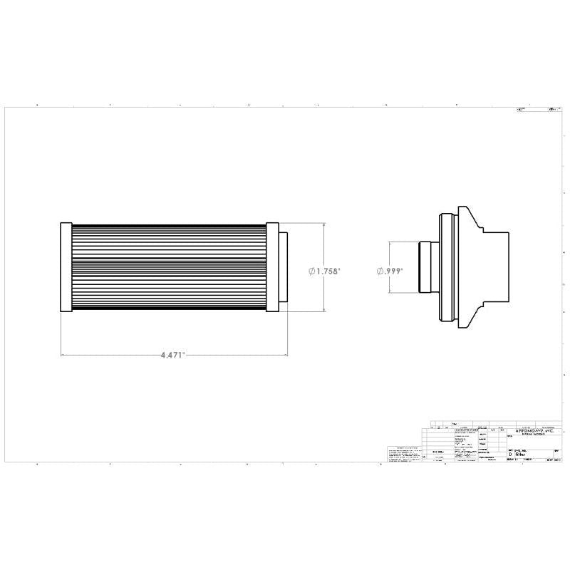 Aeromotive Pro-Series In-Line Fuel Filter - AN-12 - 100 Micron SS Element-tuningsupply.com