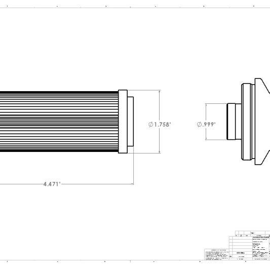 Aeromotive Pro-Series In-Line Fuel Filter - ORB-12 - 10 Micron Microglass Element-tuningsupply.com