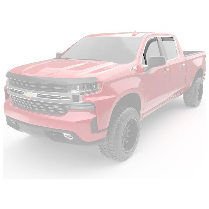 EGR 2019 Chevy 1500 Crew Cab In-Channel Window Visors - Matte-tuningsupply.com