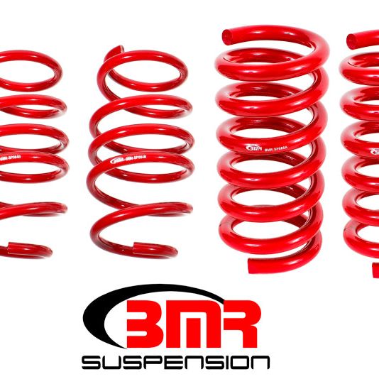 BMR 15-17 S550 Mustang Handling Version Lowering Springs (Set Of 4) - Red-tuningsupply.com