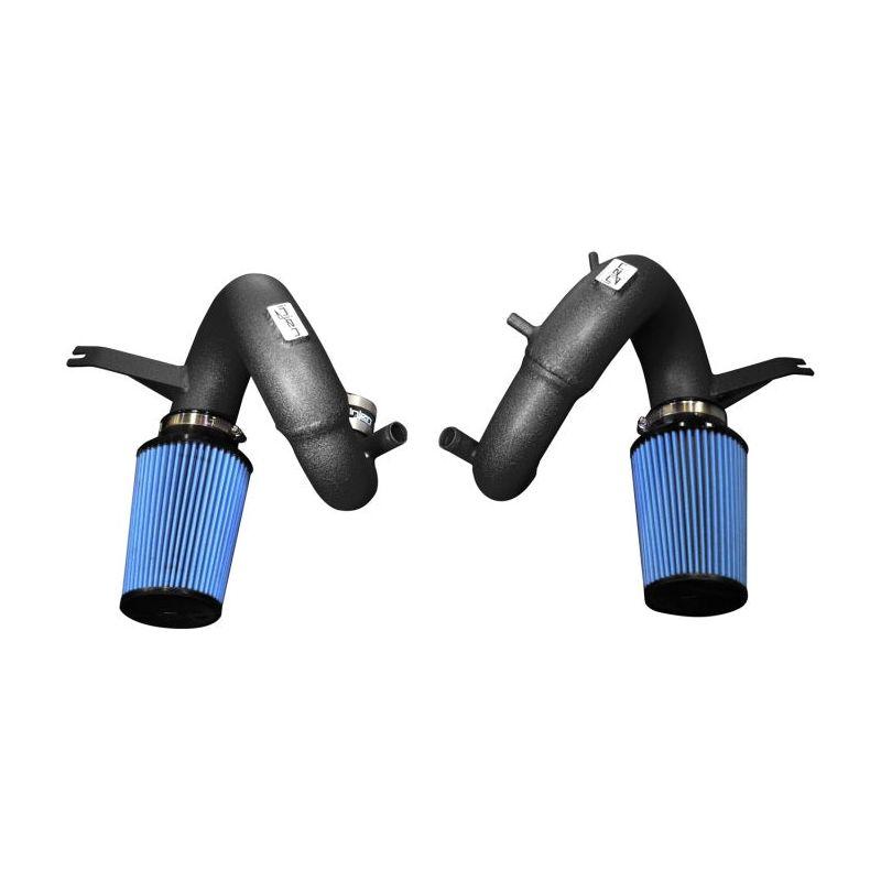 Injen 18-20 Kia Stinger 3.3L Twin Turbo Wrinkle Black Short Ram Air Intake - SMINKpower Performance Parts INJSP1350WB Injen