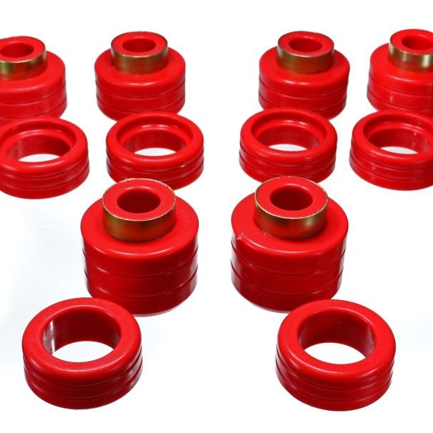 Energy Suspension Chevy Pickup 2&4Wd Body Mounts - Red-tuningsupply.com