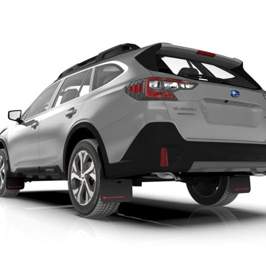 Rally Armor 20-22 Subaru Outback Black UR Mud Flap w/ Blue Logo-Mud Flaps-Rally Armor-RALMF66-UR-BLK/BL-SMINKpower Performance Parts