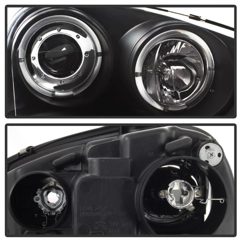 Spyder Volkswagen GTI 06-09/Jetta 06-09 Halogen Model Only - LED Halo DRL Black PRO-YD-VG06-HL-BK - SMINKpower Performance Parts SPY5012098 SPYDER