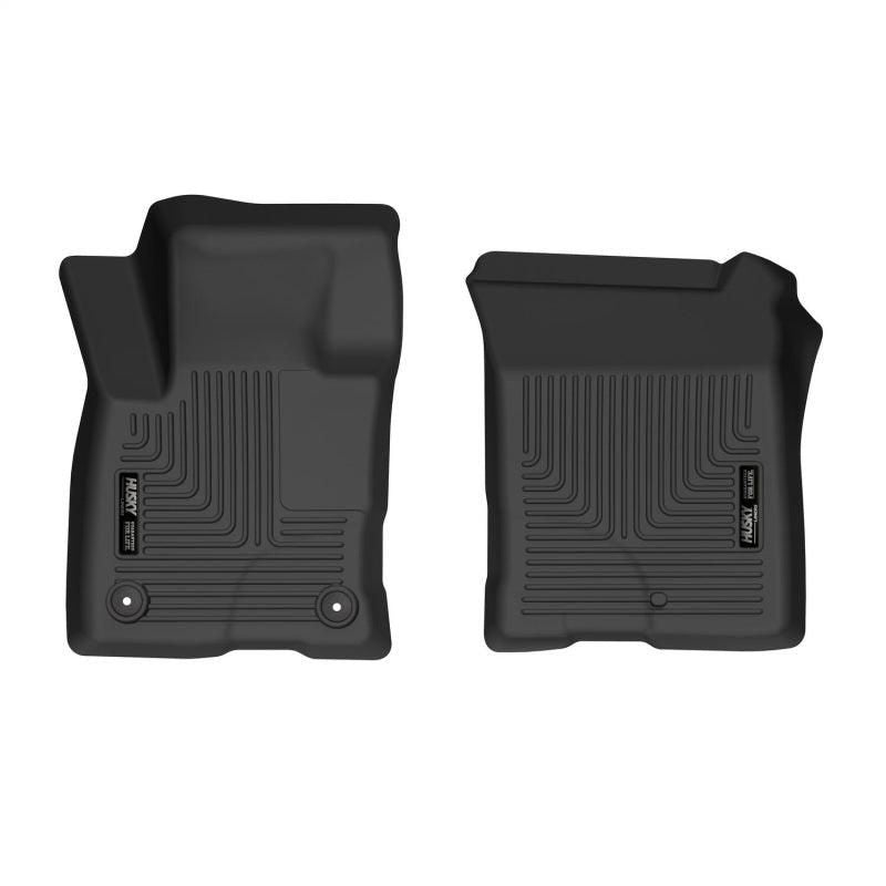 Husky Liners 21-22 Ford Bronco Sport X-act Contour Front & 2nd Seat Floor Liners (Black)-tuningsupply.com