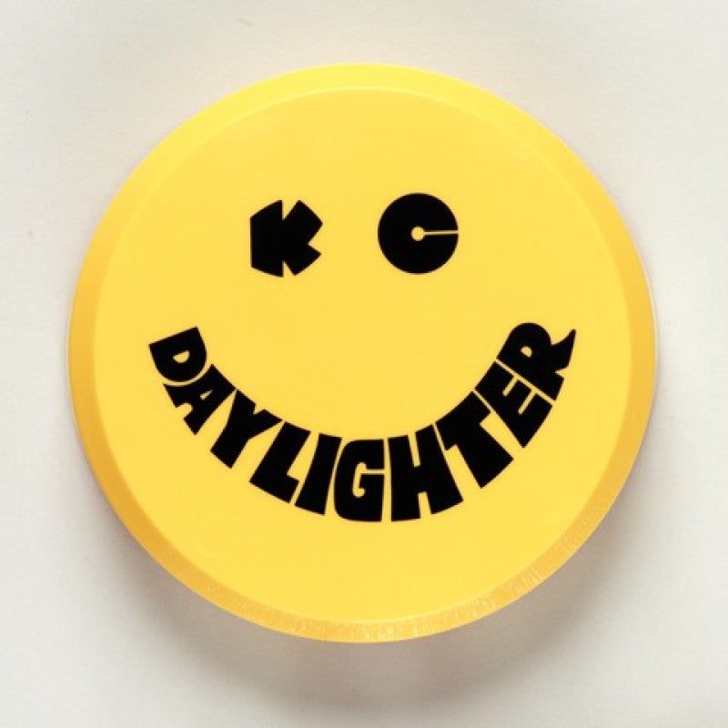 KC HiLiTES 6in. Round Hard Cover for Daylighter/SlimLite/Pro-Sport (Single) - Yellow w/Black Smile-tuningsupply.com