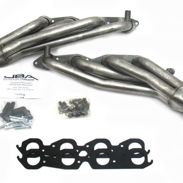 JBA 96-00 GM Truck 7.4L Voretc w/EGR & A.I.R. 1-3/4in Primary Raw 409SS Cat4Ward Header-tuningsupply.com