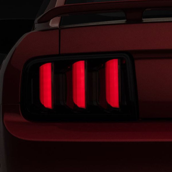 Raxiom 05-09 Ford Mustang Vector V2 LED Tail Lights- Black Housing (Smoked Lens) - SMINKpower Performance Parts RAX408588 Raxiom