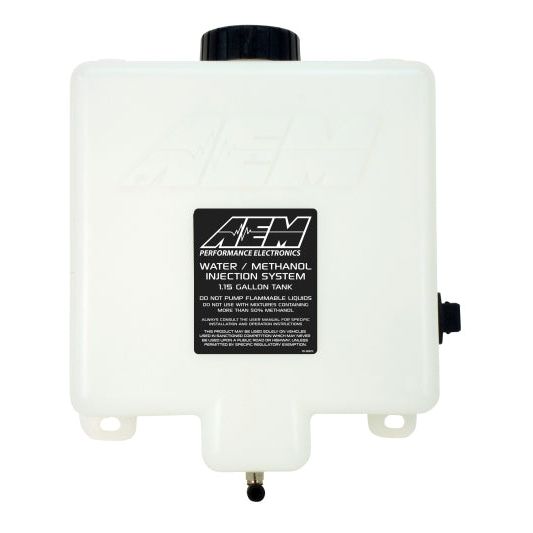 AEM V2 Water / Methanol 1.15 Gallon Methanol Injection Tank-tuningsupply.com