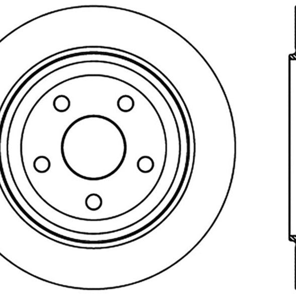 StopTech Slotted Sport Brake Rotor 11-17 Jeep Grand Cherokee (Excludes SRT8)-Brake Rotors - Slotted-Stoptech-STO126.58007SL-SMINKpower Performance Parts