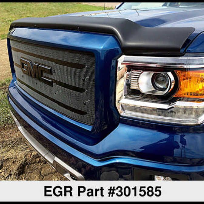 EGR 14+ GMC Sierra Superguard Hood Shield - Matte (301585)-tuningsupply.com