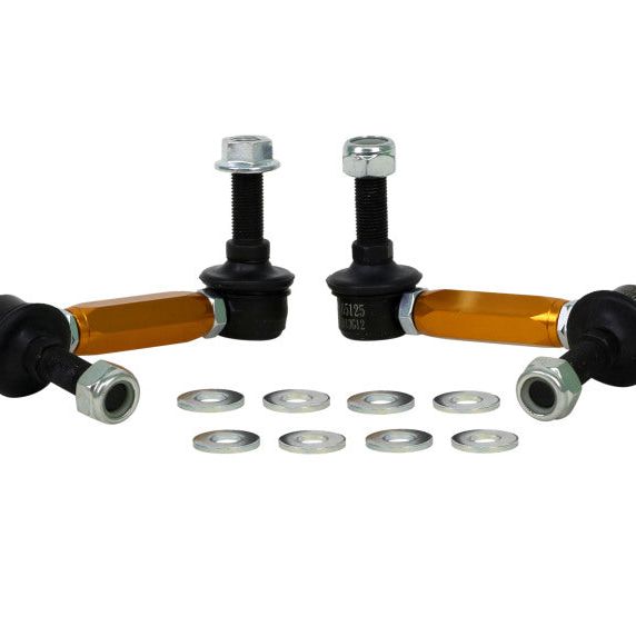 Whiteline Universal Sway Bar Link Assembly Heavy Duty Adjustable Steel Ball 115mm Size-Sway Bar Endlinks-Whiteline-WHLKLC180-115-SMINKpower Performance Parts