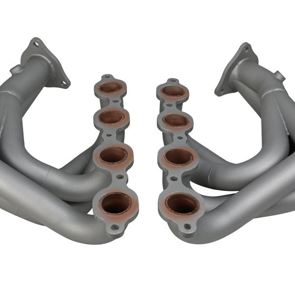 aFe Twisted 304SS Header 2020 Chevy Corvette (C8) 6.2L V8 - Titanium Ceramic Coated-tuningsupply.com