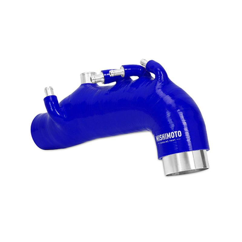 Mishimoto 08 Subaru WRX Blue Silicone Induction Hose-tuningsupply.com