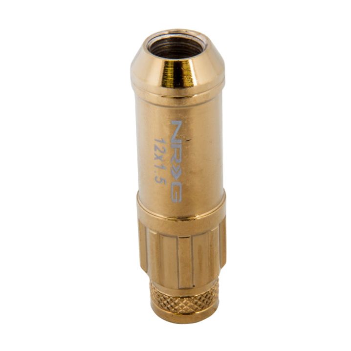 

NRG LN-LS700CG-21 - NRGLN-LS700CG-21 - NRG 700 Series M12 X 1.5 Steel Lug Nut w/Dust Cap Cover Set 21 Pc w/Locks & Socket - Chrome Gold - Shipped in Europe - Tuningsupply.com
