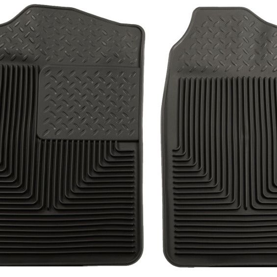 Husky Liners 88-98 Chevy/GMC C/K Series Truck/73-93 Dodge Ram Heavy Duty Black Front Floor Mats-tuningsupply.com