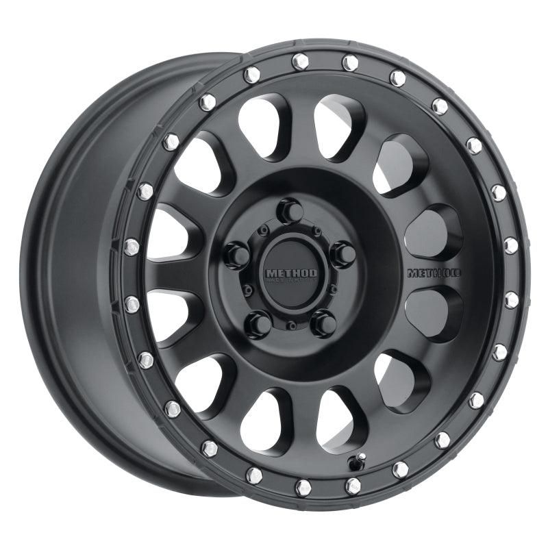 Method MR315 17x8.5 0mm Offset 5x5 71.5mm CB Matte Black Wheel-tuningsupply.com