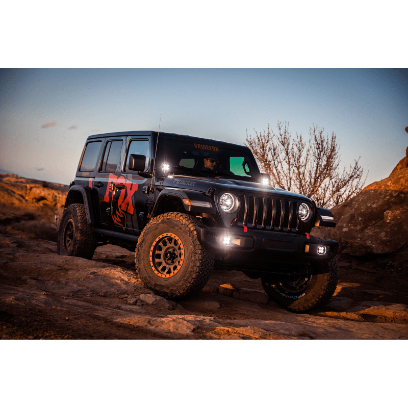 Fox 2018+ Jeep JL 2.0 Performance Series 8.2in. TS Stabilizer Bottom Axle Mount 5/8in Shaft-tuningsupply.com